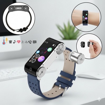 2-In-1 Ear Bud With Fitness Tracker Bracelet