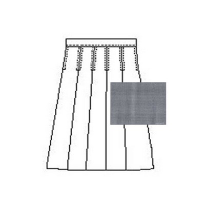 A+ Uniforms - Girls' Model 43 Polyester Plaid Skirt