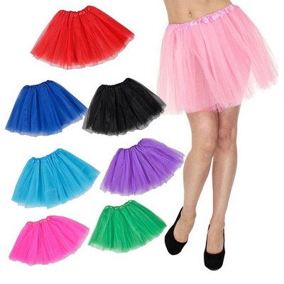 Adult 3-Layered Tulle Tutu Skirt