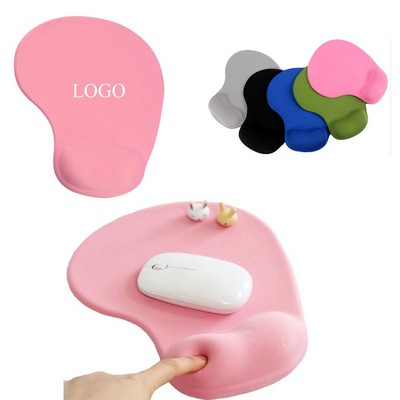 Ergonomic Mouse Pad With Comfortable Gel Wrist Rest Support