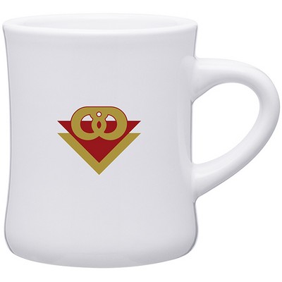10 oz Diner Ceramic Mug (White)