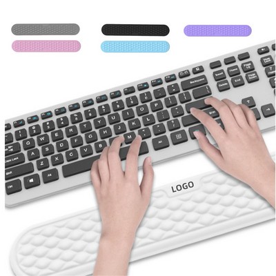 Wrist Rest Keyboard Support with Water Ripple Pattern