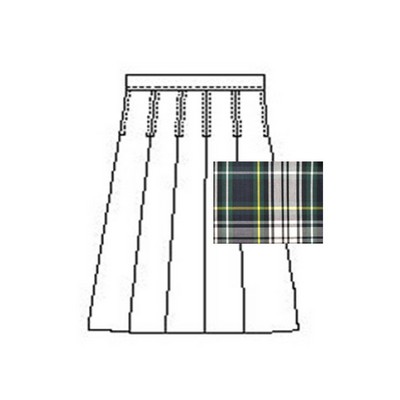 A+ Uniforms - Girls' Model 43 Blend Plaid Skirt
