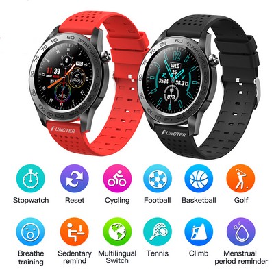 24-hour Body Temperature Monitoring Oximeter Heart Rate Blood Pressure Pedometer Smart Bracelet